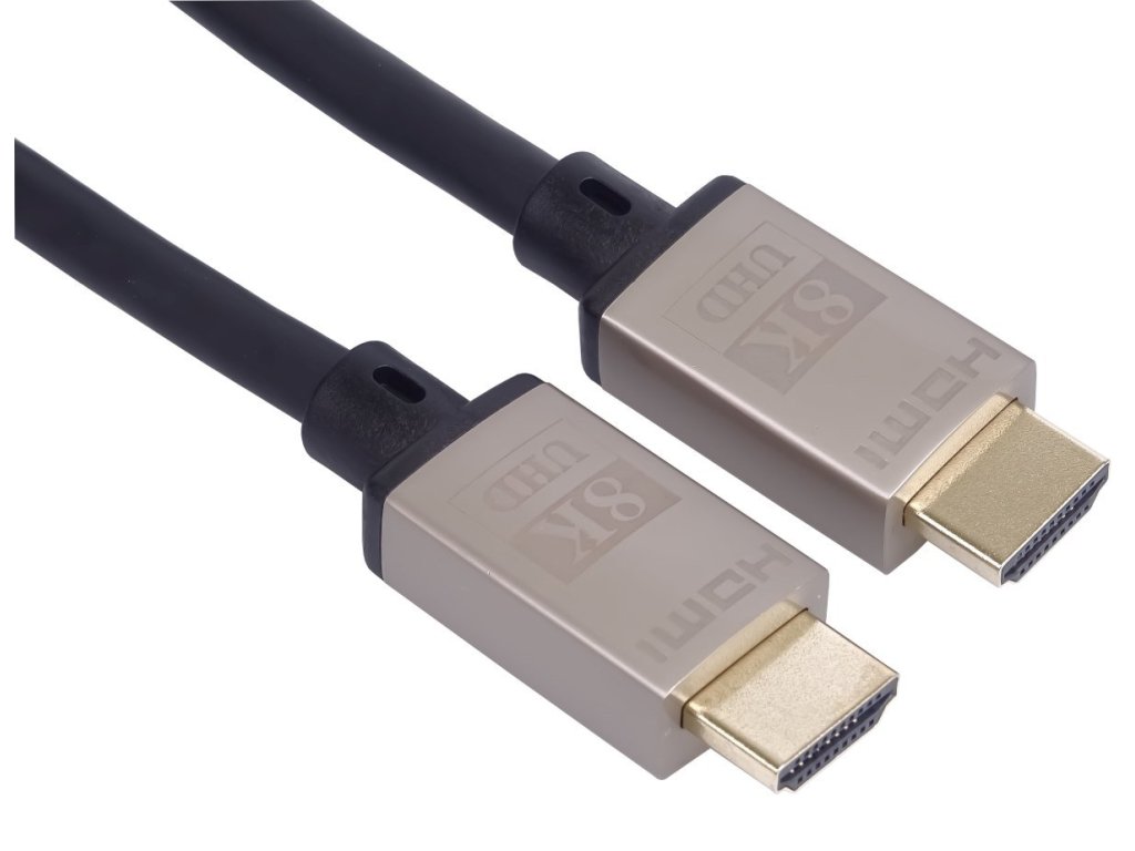 PremiumCord Ultra High Speed HDMI 2.1 kabel 8K@60Hz, 4K@120Hz délka 2m kovové pozlacené konektory (kphdm21k2)
