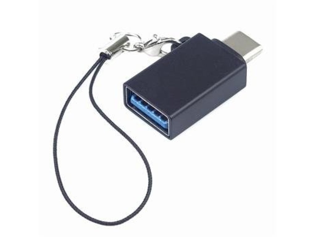 PremiumCord - USB adaptér - USB-C (M) do USB typ A (F) - USB 3.0 OTG - cerná