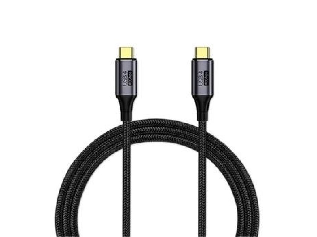 PREMIUMCORD USB4™ Gen 3x2 40Gbps 8K@60Hz 240W Thunderbolt 3 kabel 1,2m (ku4cr12)