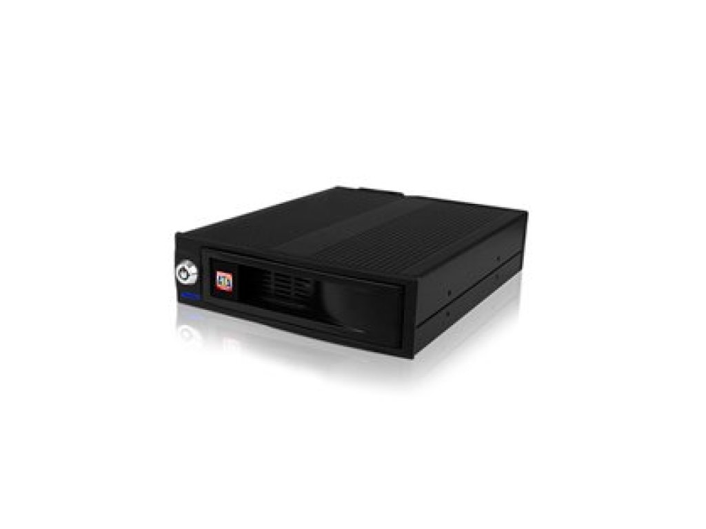 RAIDSONIC ICY BOX IB-170SK-B (black, mobil rack 3.5'' SATA HDD)