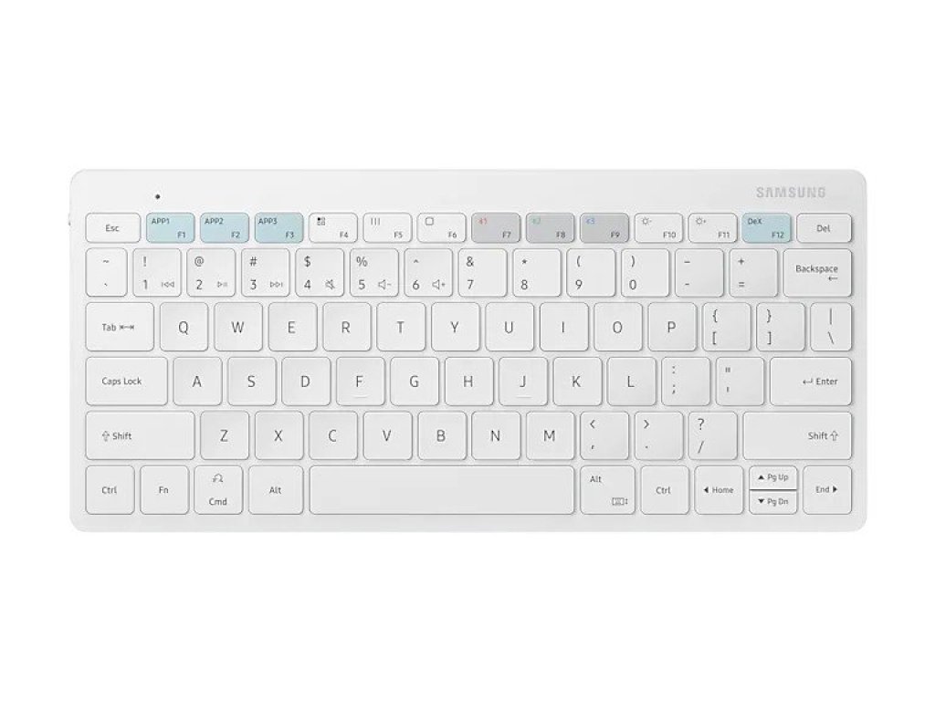 SAMSUNG bezdrátová klávesnice - bílá, multifunkční, bílá, CZ/SK (EJ-B3400UWEGEU)