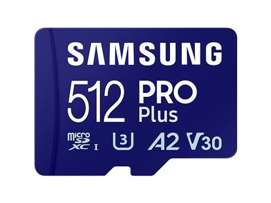 SAMSUNG micro SDXC karta 512 GB PRO Plus + SD adaptér (MB-MD512SA/EU)