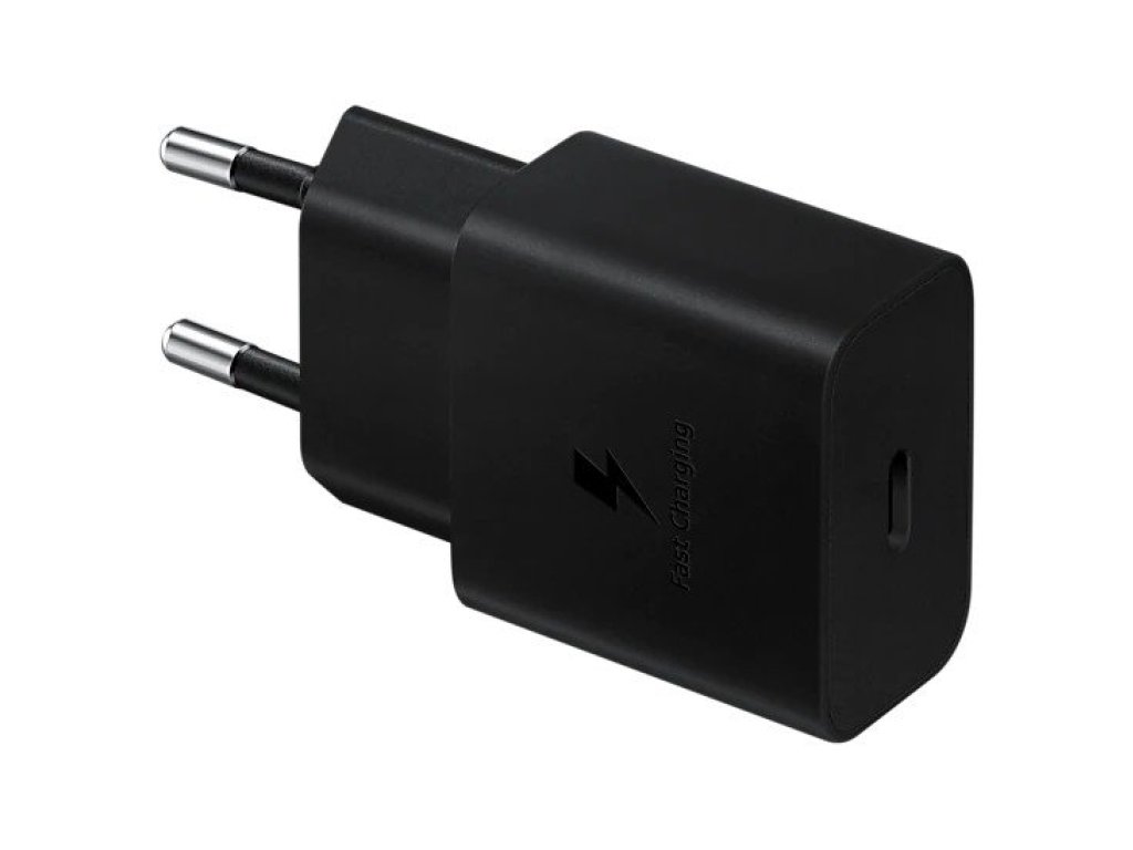 SAMSUNG nabíječka s USB-C portem (15W) Black (EP-T1510XBEGEU)