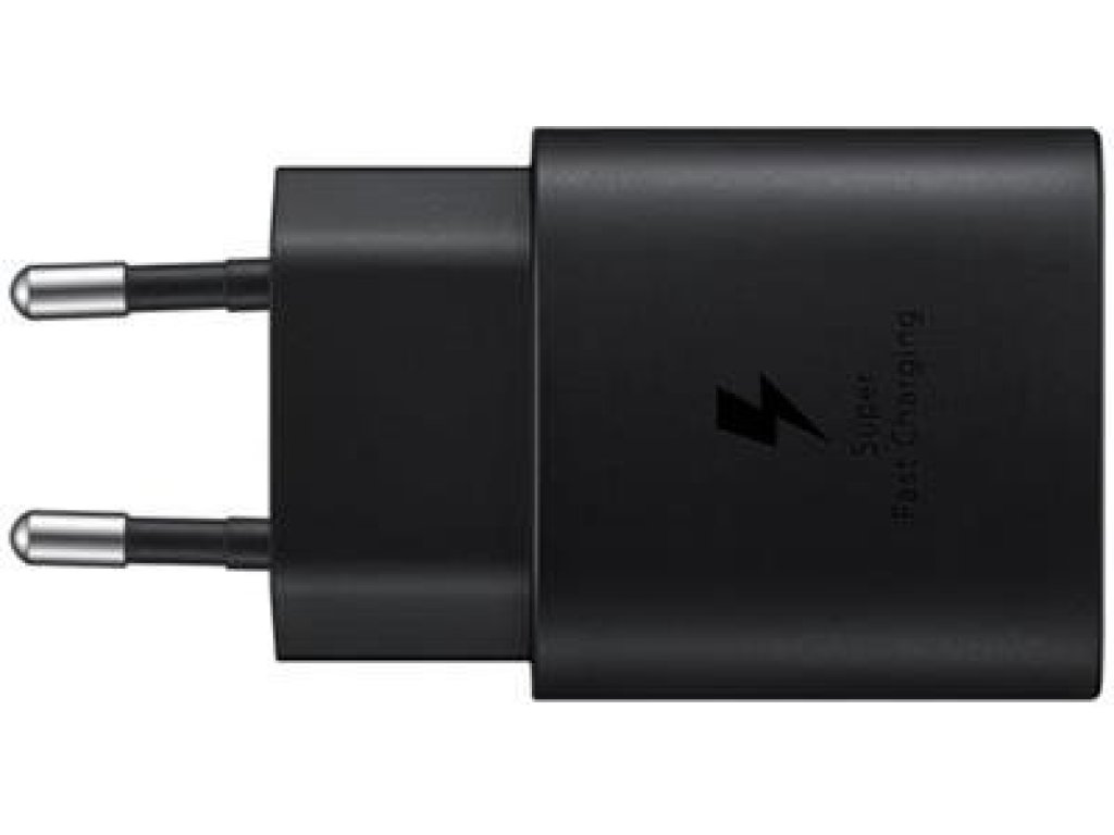 SAMSUNG napájecí adaptér s rychlonabíjením (25W), bez kabelu v balení, Black (EP-TA800NBEGEU)