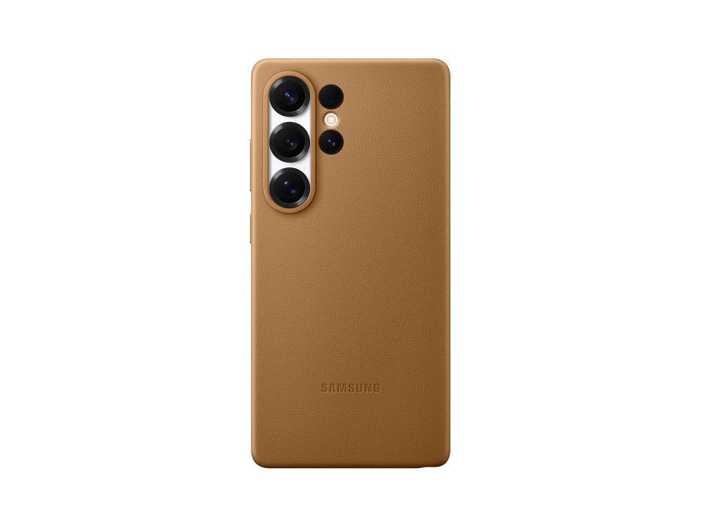 Samsung Ochranný kryt z veganské kůže pro Galaxy S25 Ultra Brown (EF-VS938PFEGWW)