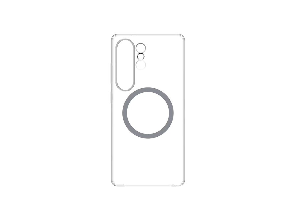 Samsung Průhledný kryt s magnetickým úchytem pro Galaxy S25 Ultra Transparent (GP-FPS938SAATW)