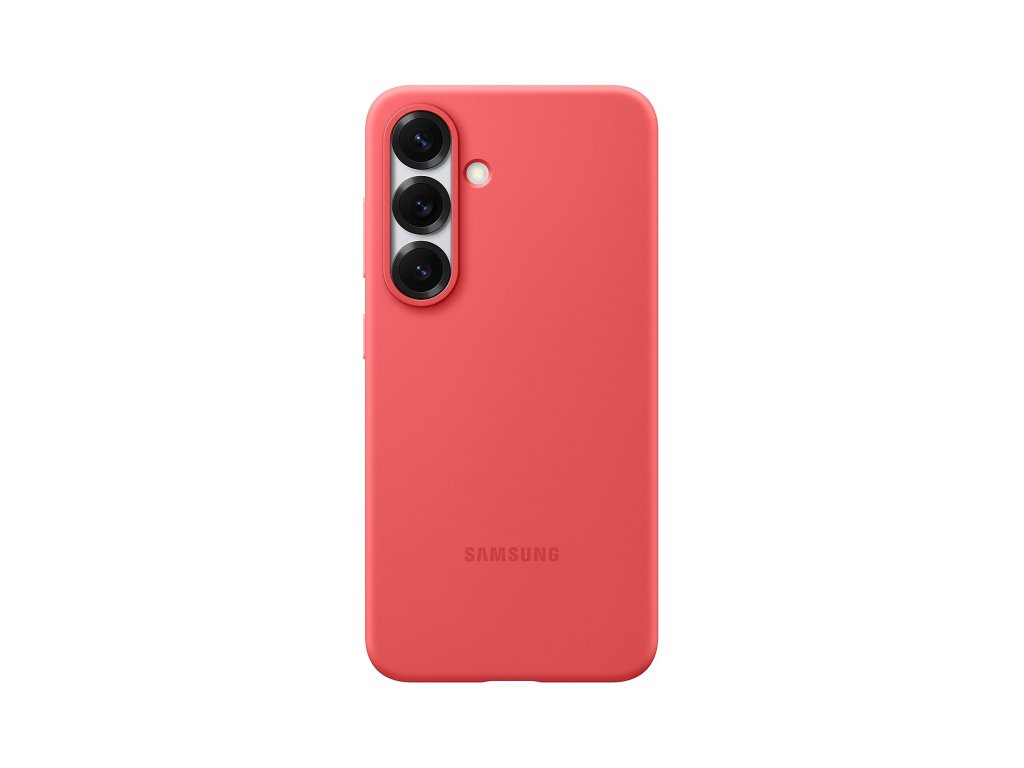 Samsung Silikonový zadní kryt pro Galaxy S25 Red (EF-PS931CREGWW)