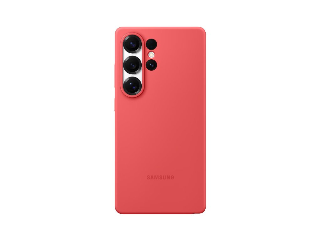 Samsung Silikonový zadní kryt pro Galaxy S25 Ultra Red (EF-PS938CREGWW)