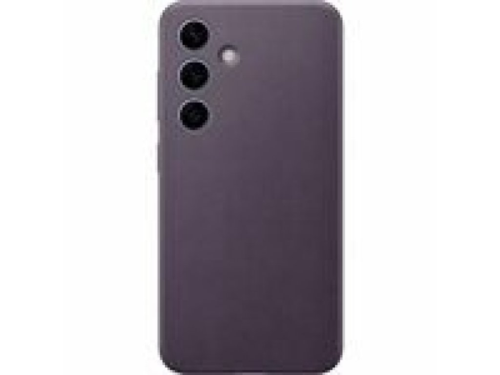 SAMSUNG Vegan Leather Case Galaxy S24 tmave fialová (GP-FPS921HCAVW)