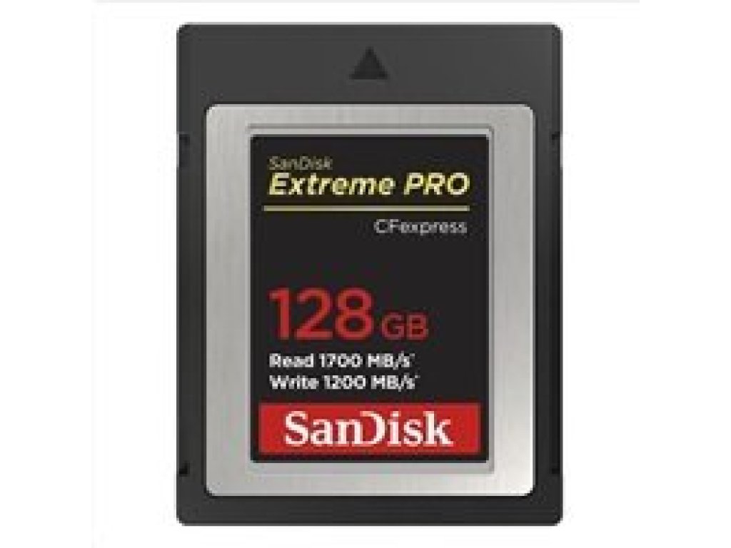 SanDisk Extreme Pro CFexpress Card 128GB, Type B, 1700MB/s Read, 1200MB/s Write (SDCFE-128G-GN4NN)