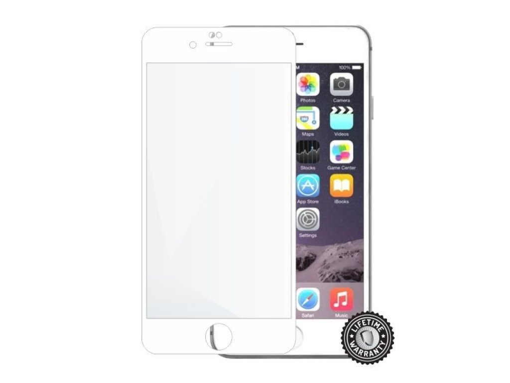 SCREENSHIELD pro APPLE iPhone 6 Plus / 6S Plus Tempered Glass protection (full COVER white) (APP-TG3DWIPH6P-D)