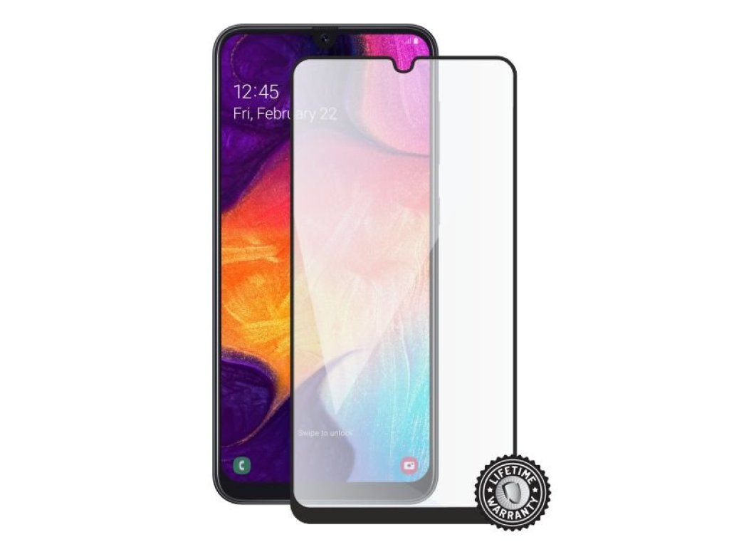 SCREENSHIELD SAMSUNG A505 Galaxy A50 Tempered Glass protection full COVER black (SAM-TG25DBA505-D)
