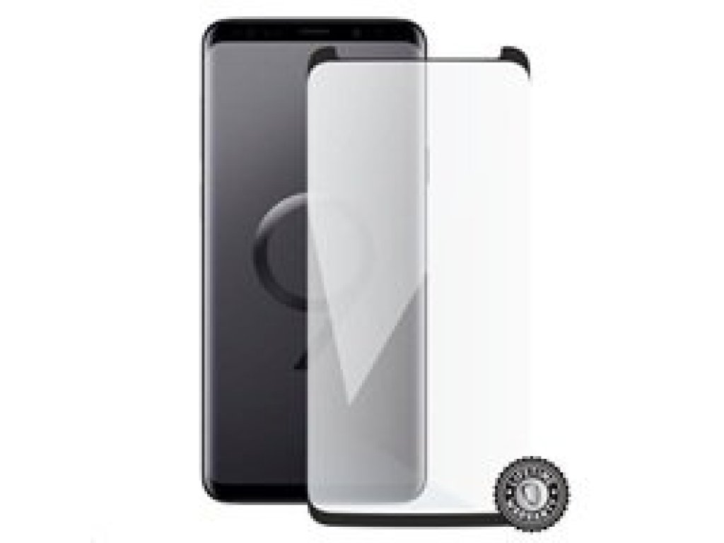SCREENSHIELD SAMSUNG G965 Galaxy S9 Plus Tempered Glass Protection black CASE FRIENDLY (SAM-TG3DBCFG965-D)