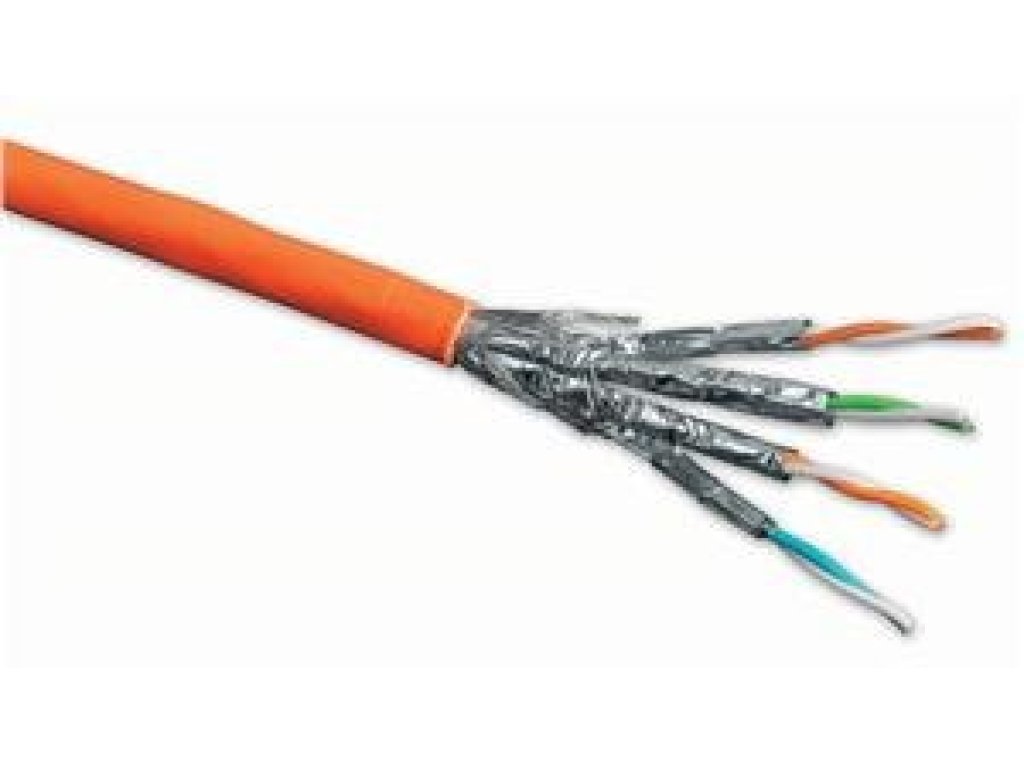 SOLARIX instalacní kabel CAT7 SSTP LSOH drát 500m/špulka