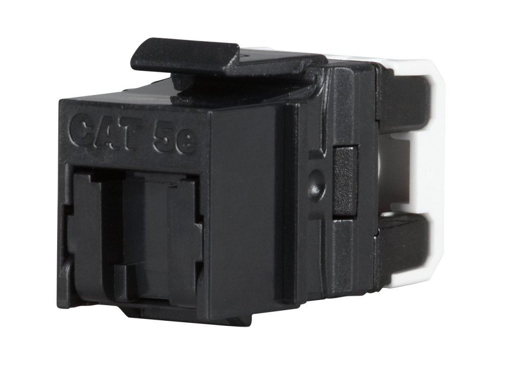SOLARIX keystone CAT5e UTP RJ45 cerný
