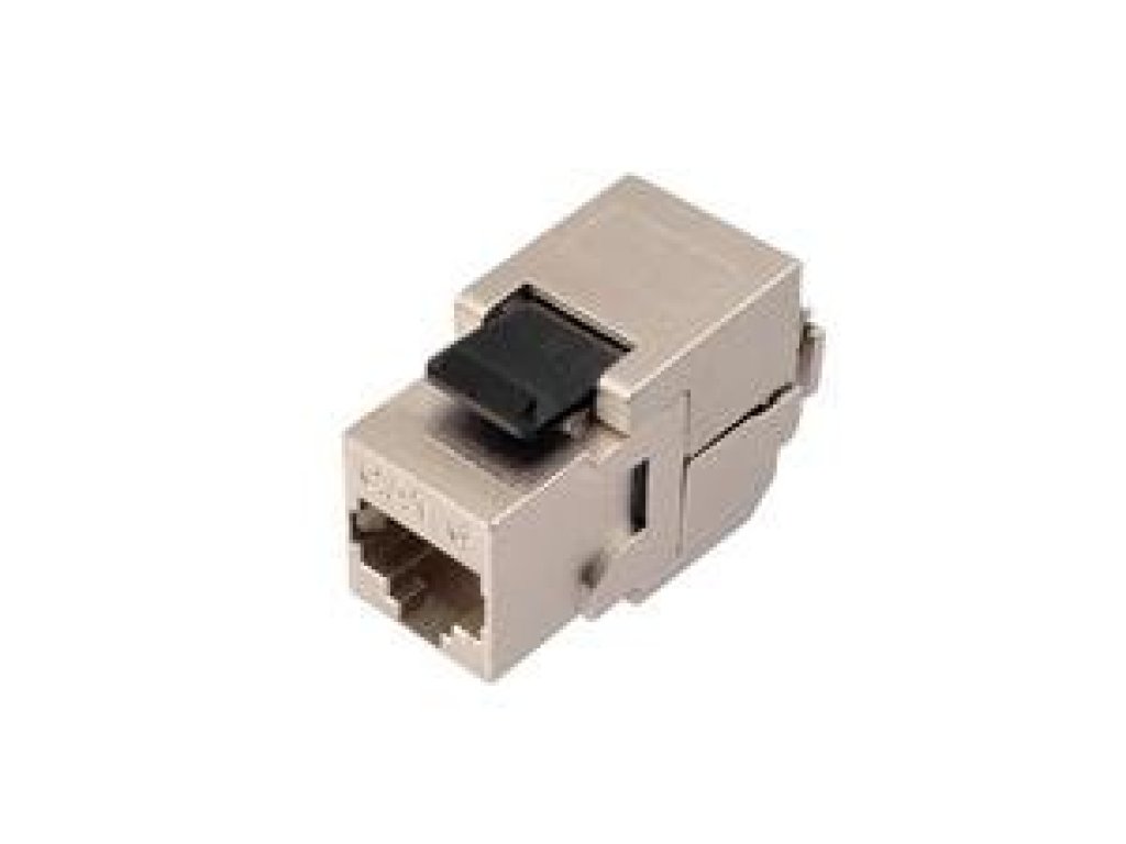 SOLARIX keystone CAT6 STP RJ45 černý samořezný