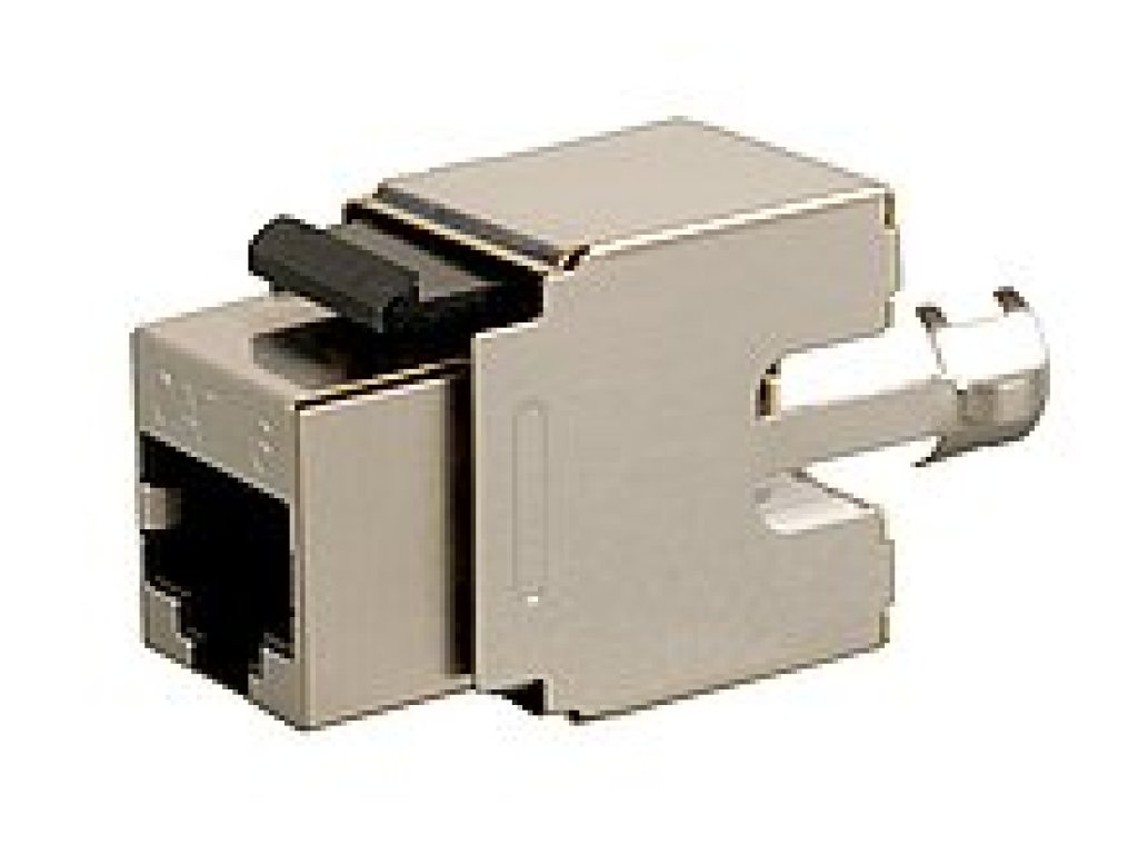 SOLARIX Keystone CAT6 STP RJ45 cerný (SXKJ-6-STP-BK)