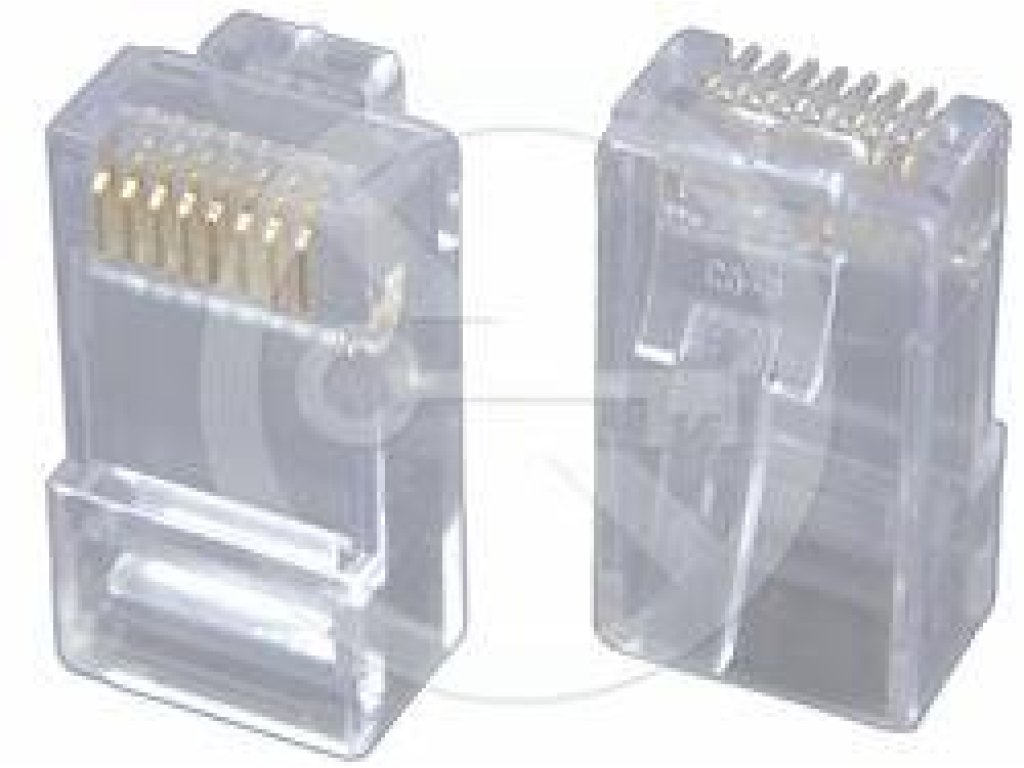 SOLARIX konektor 8p8c RJ45 CAT5e neskládaný, nestínený, pro drát (100KS)