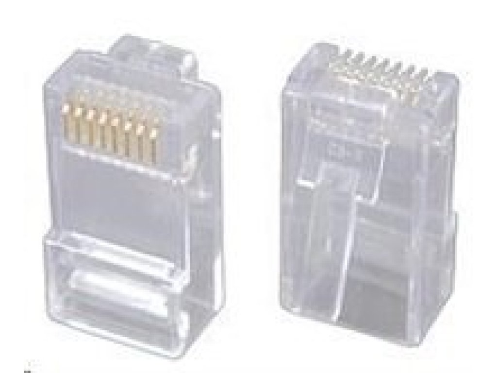 SOLARIX Konektor RJ45 CAT5E UTP 8p8c nestínený neskládaný na drát / 1ks KRJ45/5SLD