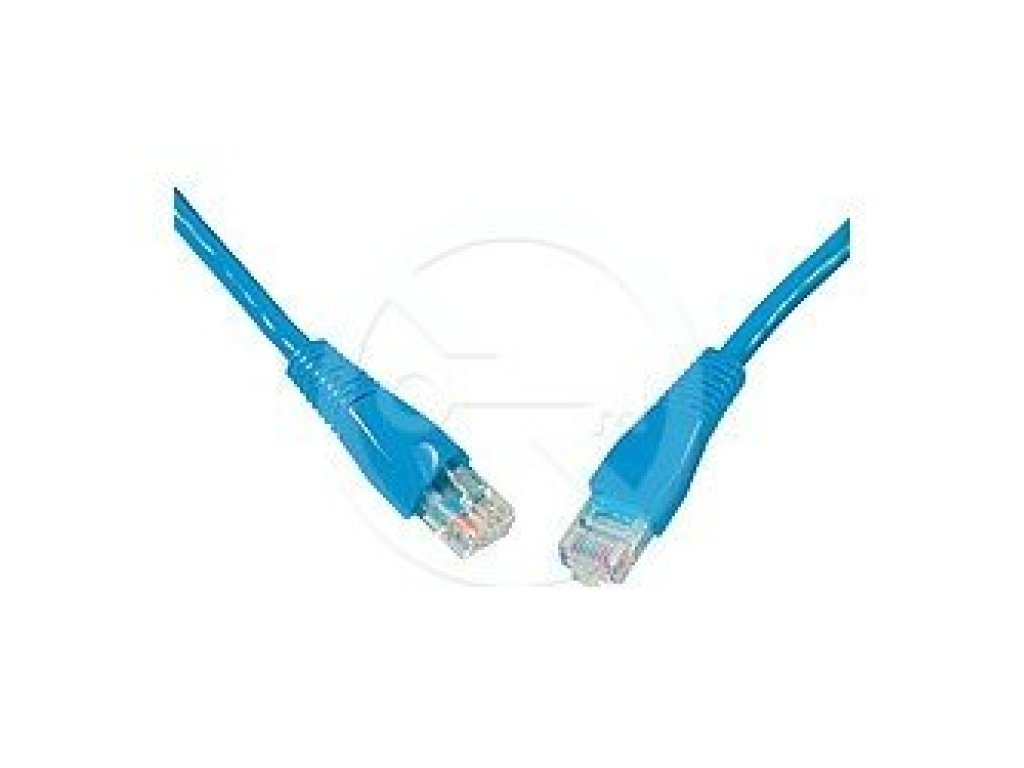 SOLARIX patch kabel UTP, RJ45-RJ45, CAT5e, 2m, modrý (C5E-114BU-2MB)
