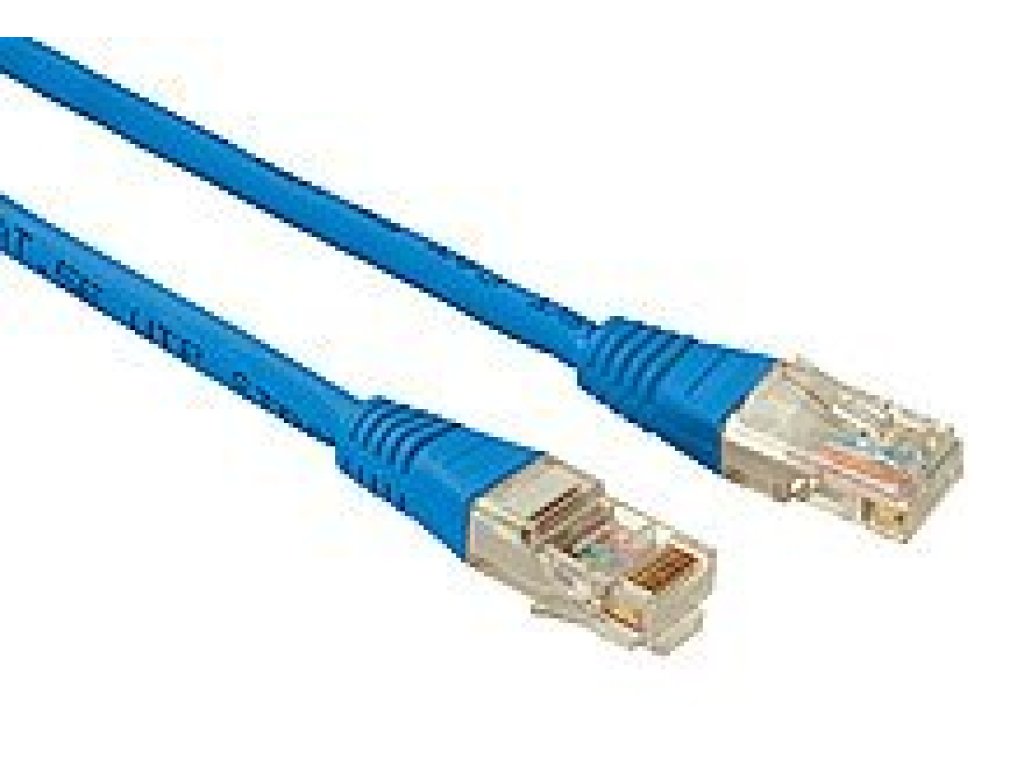 SOLARIX patch kabel UTP, RJ45-RJ45, CAT5e, 2m, modrý (C5E-155BU-2MB)
