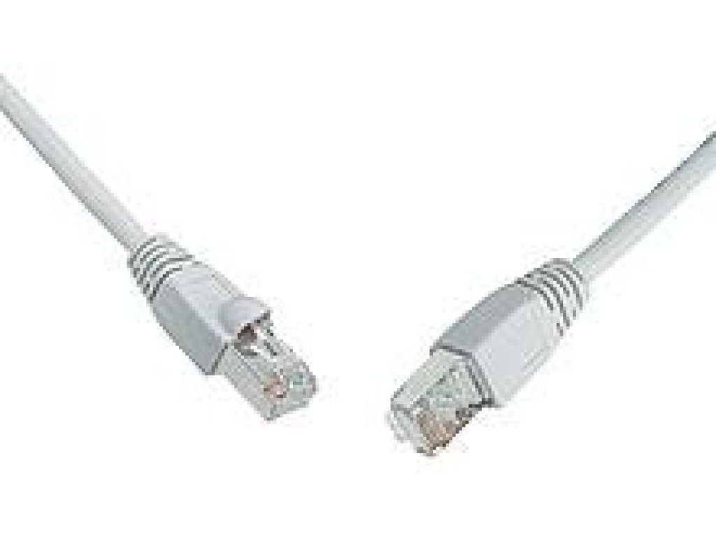 SOLARIX patch kabel UTP, RJ45-RJ45, CAT5e, 3m, šedý (C5E-114GY-3MB)