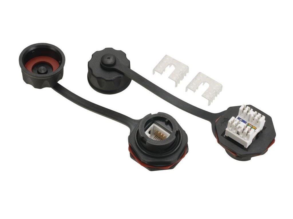 SOLARIX průmyslový zásuvkový modul CAT5E UTP 1 x RJ45 IP67 (40001032)
