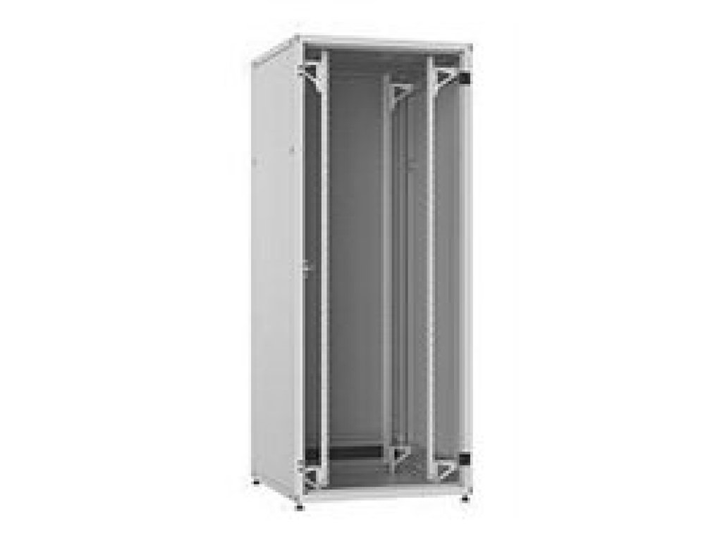 SOLARIX Rozvaděč LC-50 42U, 800x1000 RAL 7035, skleněné dveře, 1-bodový zámek (86005080)
