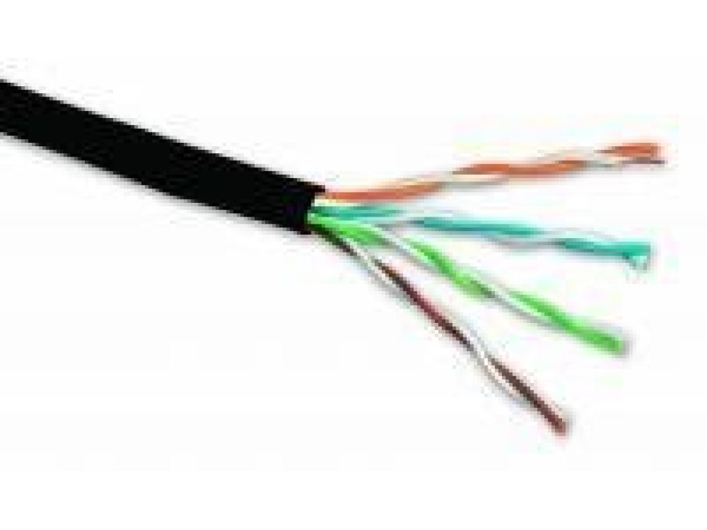 SOLARIX venkovní instalacní kabel CAT5e UTP drát PE 305m/box (SXKD-5E-UTP-PE)