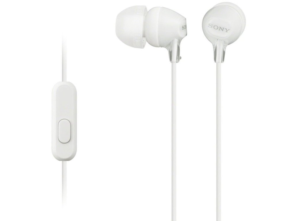 SONY MDR-EX15AP bílá (MDREX15APW.CE7)