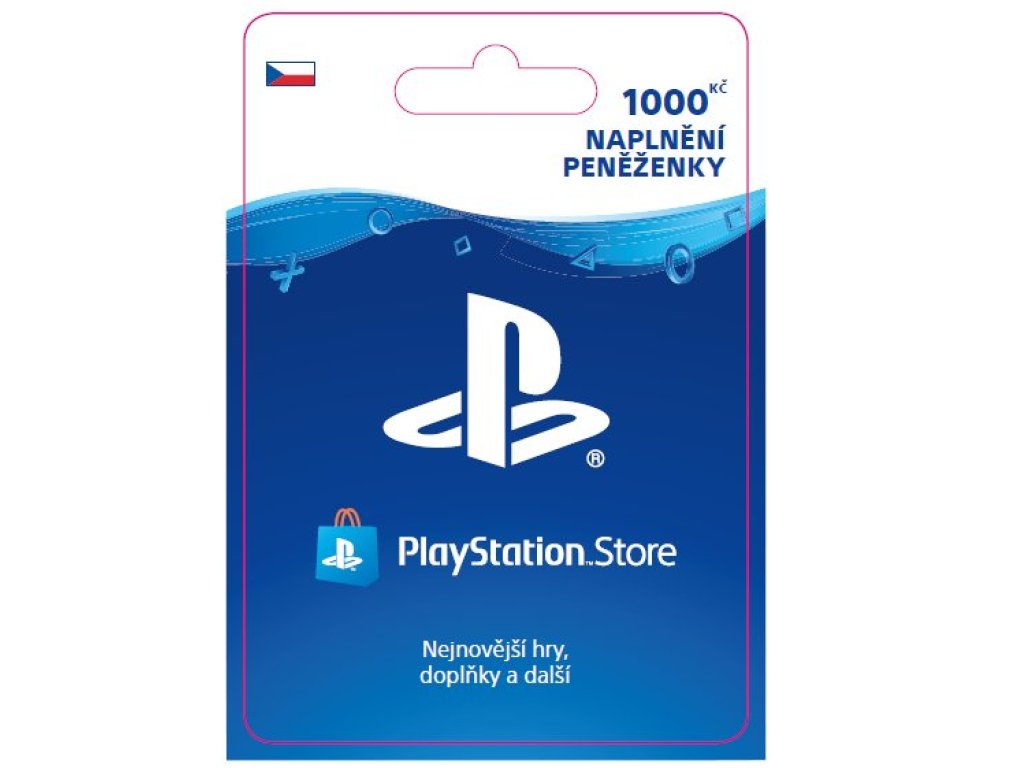 SONY PlayStation Store el. peneženka - 1000 Kc ESD CZ (SCEE-CZ-00100000)