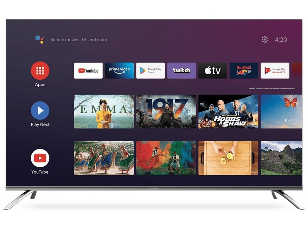 STRONG SMART LED TV 50" SRT50UD7553 - UHD, 3840x2160, DVB-T2/C/S2, H.265/HEVC, 3x HDMI, 2x USB, Wi-Fi, LAN, G, ANDROID 11 (SRT50UD7553)