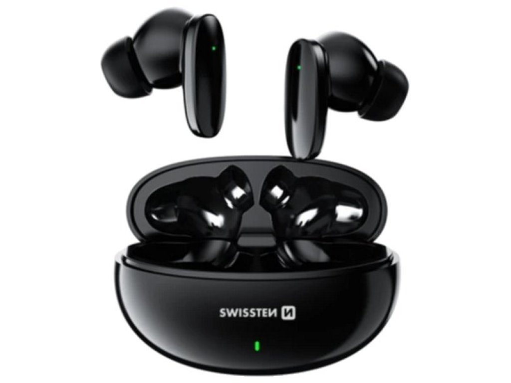 SWISSTEN bluetooth TWS sluchátka Sonic - černá (54400211)