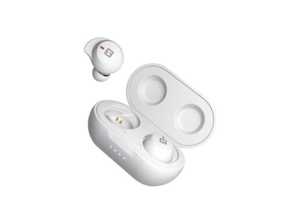 SWISSTEN bluetooth tws sluchátka stonebuds bílá (54100100)