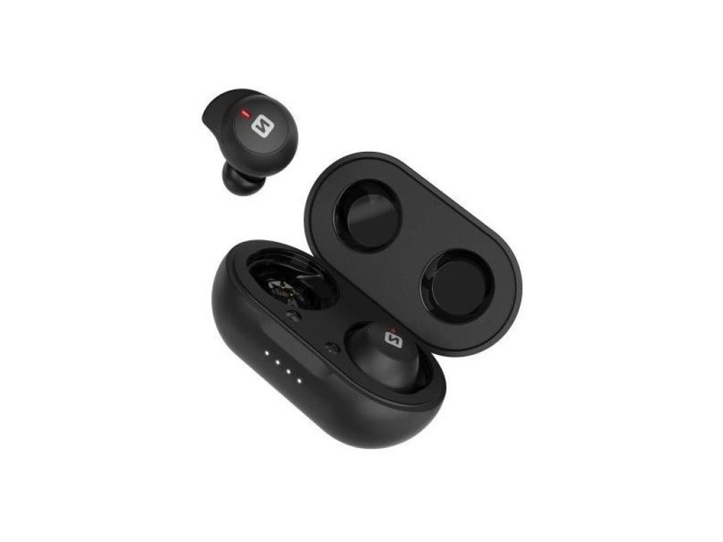 SWISSTEN bluetooth tws sluchátka stonebuds černá (54100200)