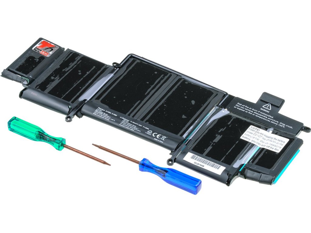 T6 Power Baterie Apple MacBook Pro 13" Retina (2013, 2014, 2015), 6330mAh, 71,8Wh, 6cell, Li-pol (NBAP0033)