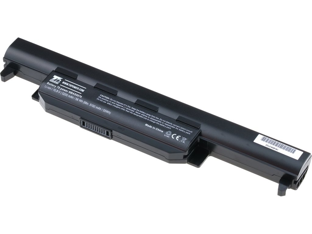 T6 Power Baterie Asus A45, A55, K45, K55, R500, R503, R704, X45, X55, X75, 5200mAh, 56Wh, 6cell (NBAS0074)