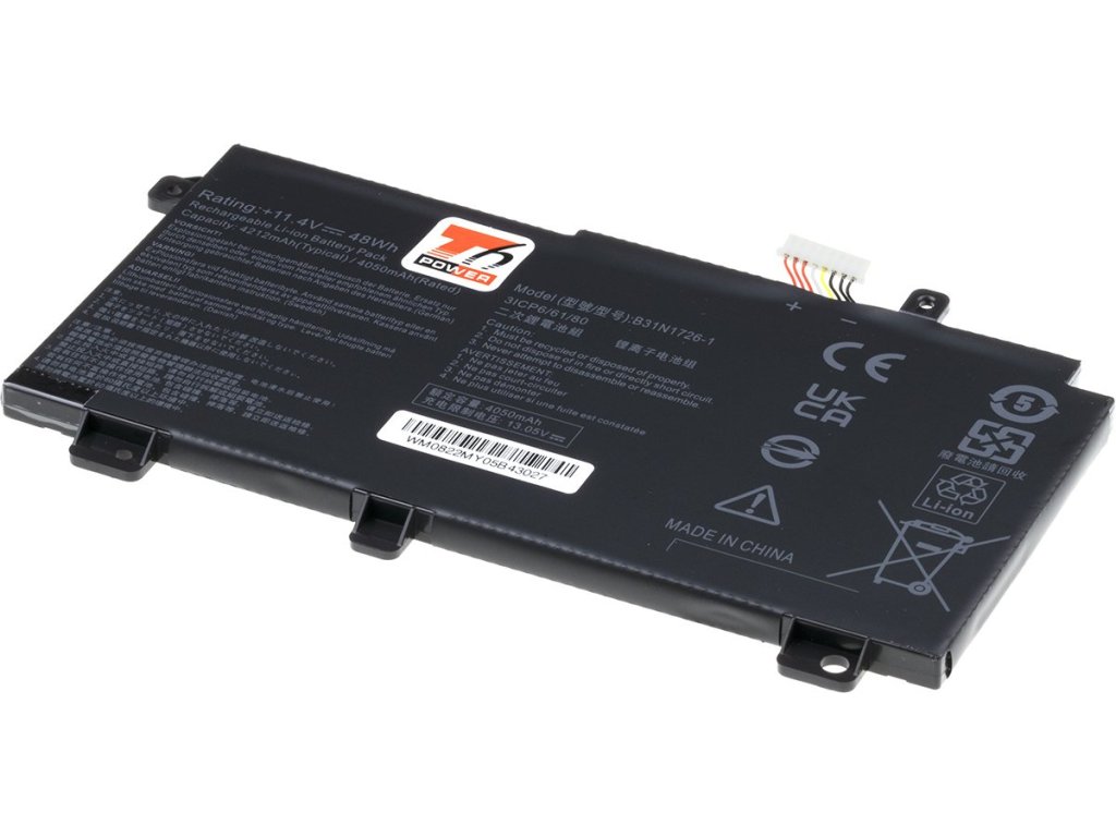 T6 Power Baterie Asus TUF FA506, FX504, FX505, FX506, FX706, 4210mAh, 48Wh, 3cell, Li-pol (NBAS0157)