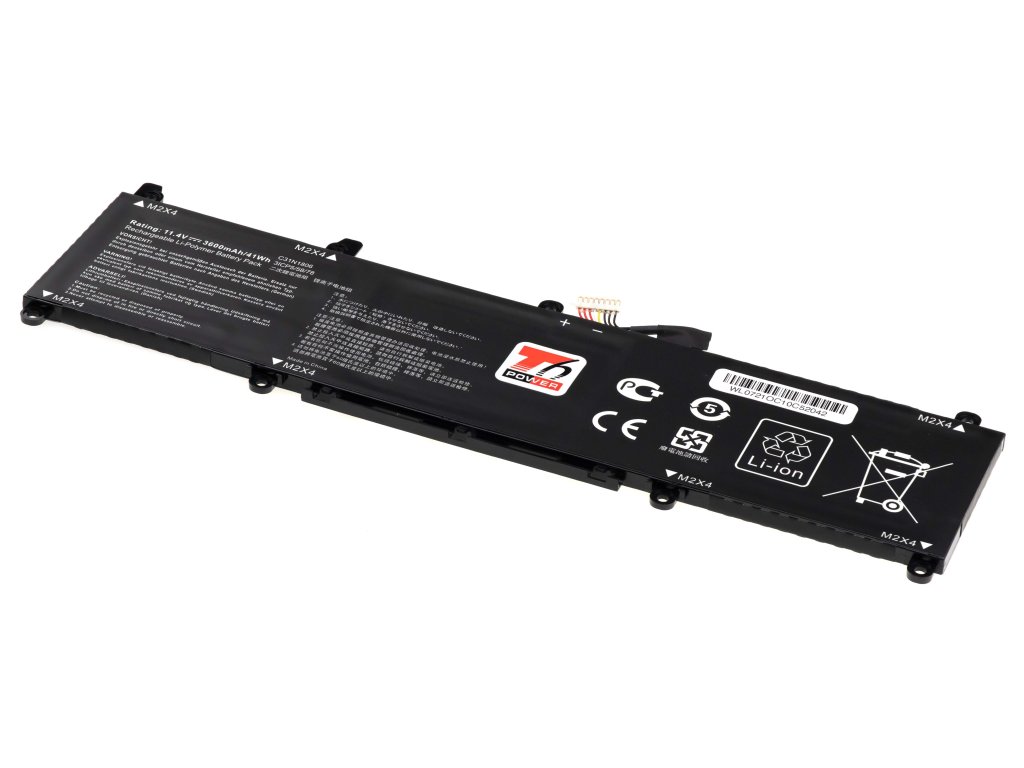 T6 Power Baterie Asus VivoBook S13 S330F, S330U, X330F, X330U, 3600mAh, 41Wh, 3cell, Li-pol (NBAS0153)