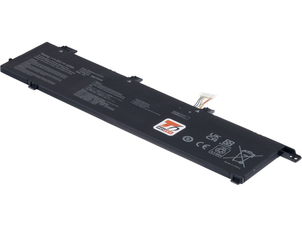 T6 Power Baterie Asus VivoBook S432F, S532F, X432F, X532F, 3640mAh, 42Wh, 3cell, Li-poly (NBAS0189)