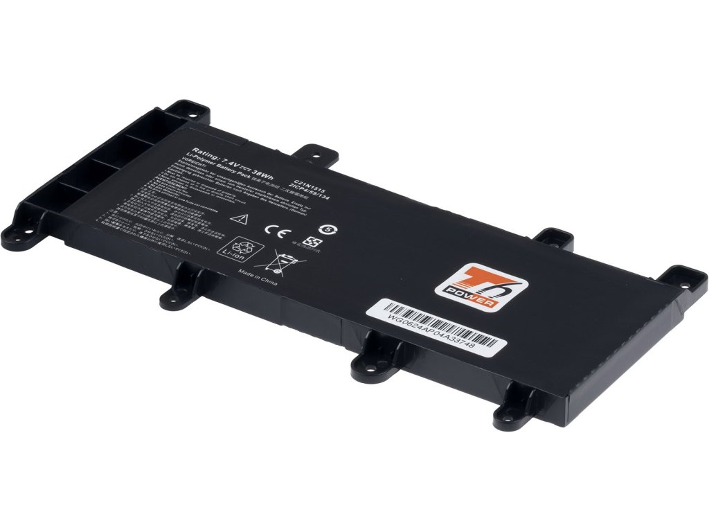 T6 Power Baterie Asus X756U, F756U, R753U, 5135mAh, 38Wh, 2cell, Li-pol (NBAS0182)