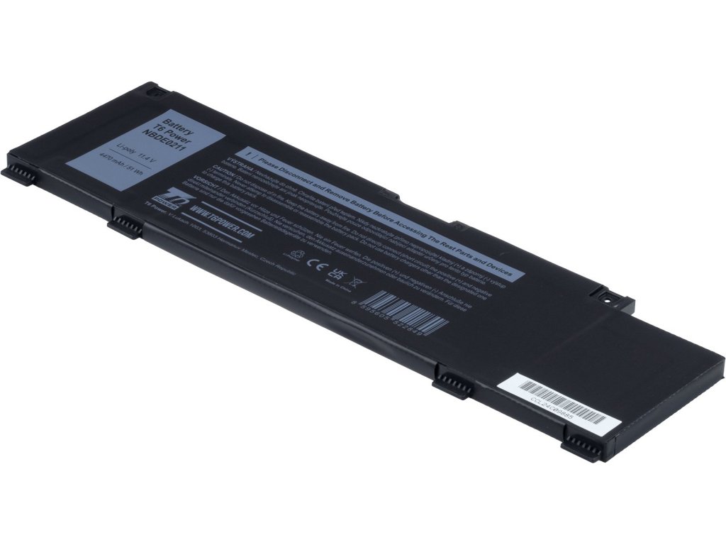 T6 Power Baterie Dell G3 15 3500, 3590, G5 15 5500, Inspiron 14 5490, 4470mAh, 51Wh, 3cell, Li-pol (NBDE0211)