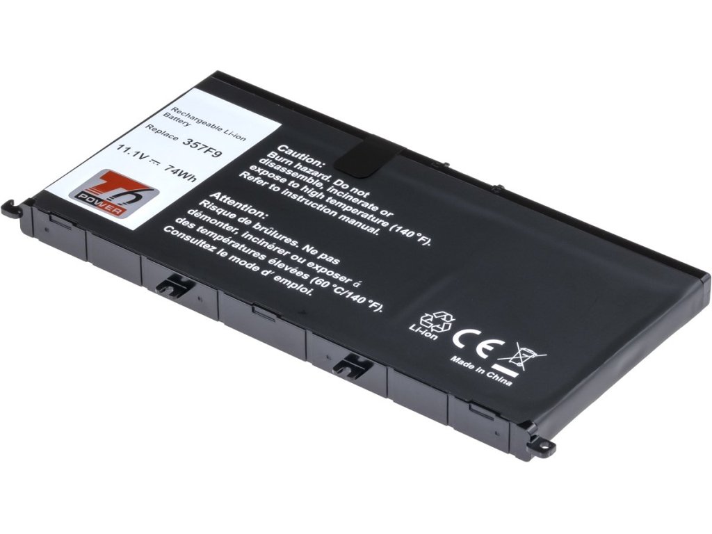 T6 Power Baterie Dell Insprion 15 7559, 7566, 7567, 6660mAh, 74Wh, 6cell, Li-ion (NBDE0175)