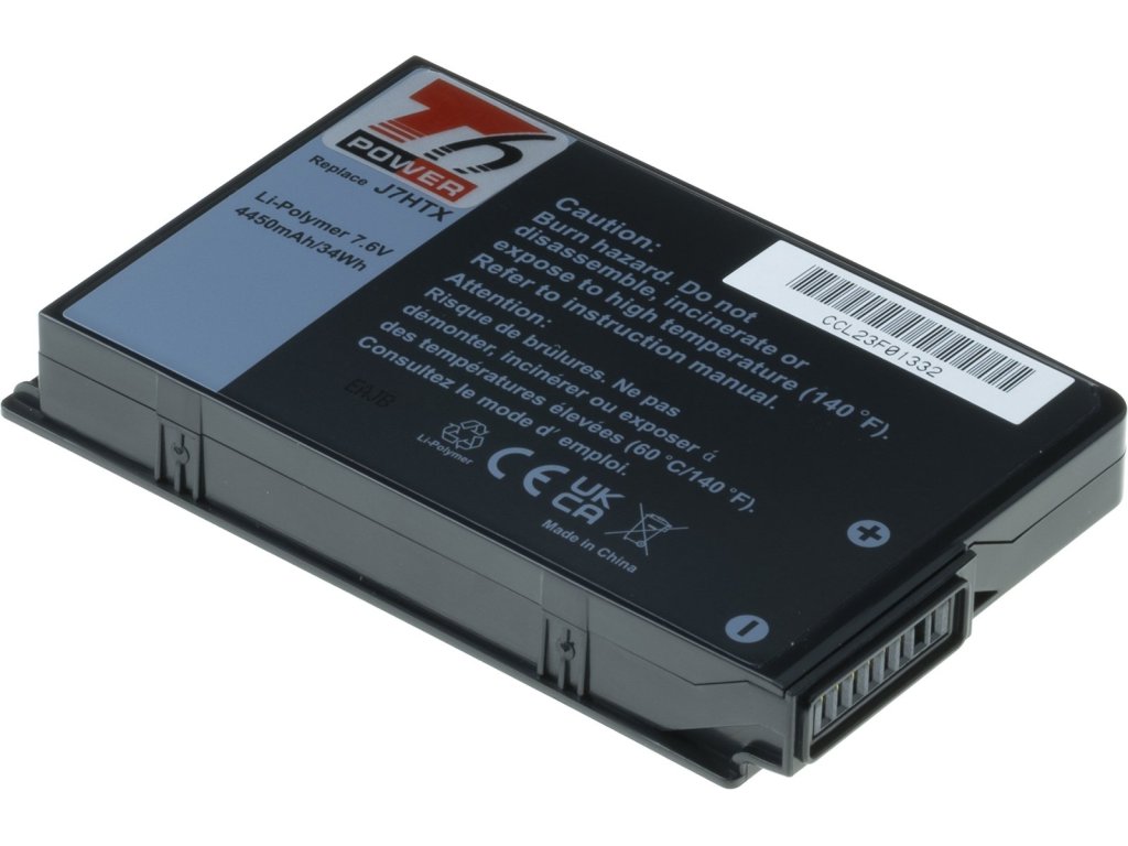 T6 Power Baterie Dell Latitude 12 7202, 7212, 7220 Rugged, 4450mAh, 34Wh, 2cell, Li-ion (NBDE0227)