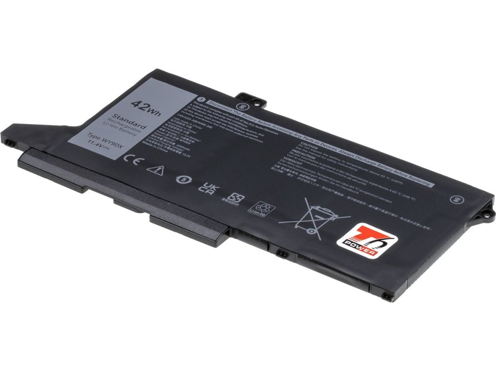 T6 Power Baterie Dell Latitude 5420, 5520, Precision 3560, 3680mAh, 42Wh, 3cell, Li-pol (NBDE0222)