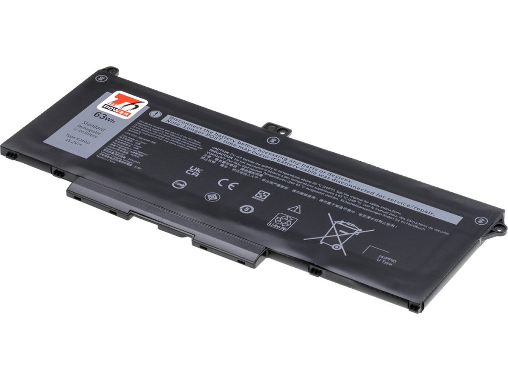 T6 Power Baterie Dell Latitude 5420, 5520, Precision 3560, 4100mAh, 63Wh, 4cell, Li-pol (NBDE0223)