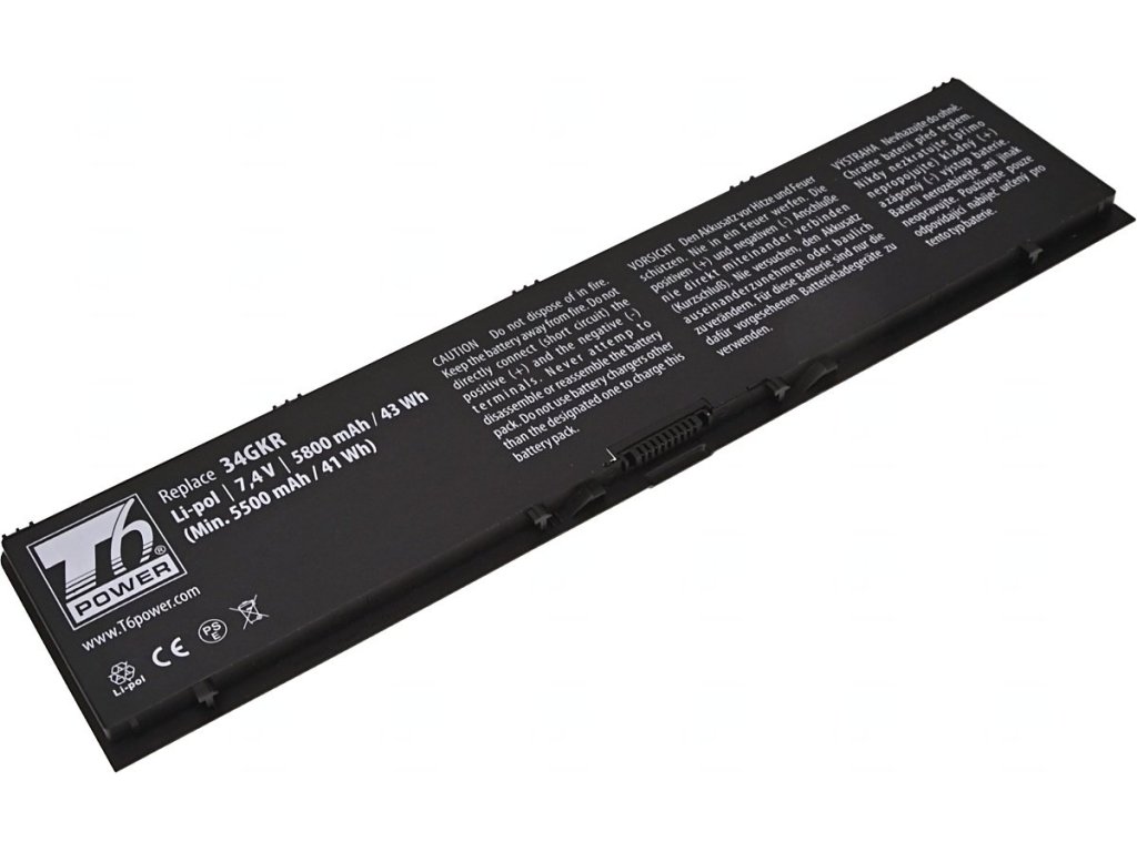 T6 Power Baterie Dell Latitude E7440, Latitude E7450, 5800mAh, 43Wh, 4cell, Li-pol (NBDE0145)