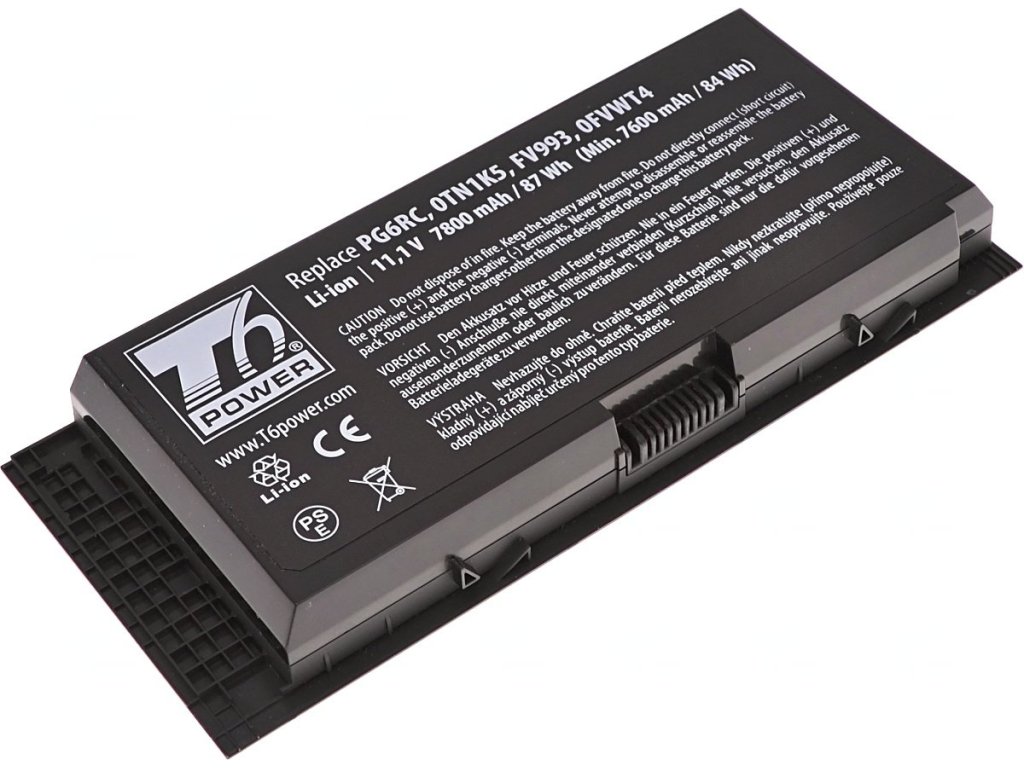 T6 Power Baterie Dell Precision M6700, M6800, M4800, 7800mAh, 87Wh, 9cell (NBDE0138)