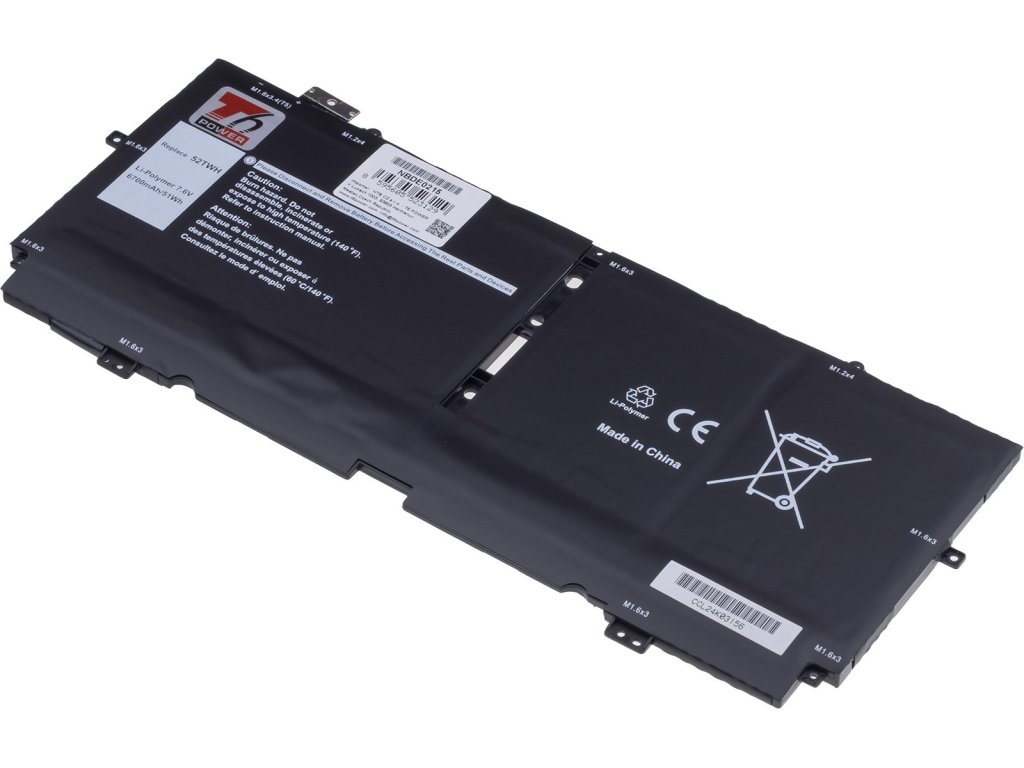 T6 Power Baterie Dell XPS 13 7390 2in1, 6700mAh, 51Wh, 4cell, Li-pol (NBDE0215)