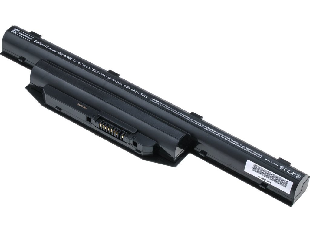 T6 Power Baterie Fujitsu LifeBook A544, AH564, E544, E546, E733, E744, E753, 5200mAh, 56Wh, 6cell (NBFS0092)